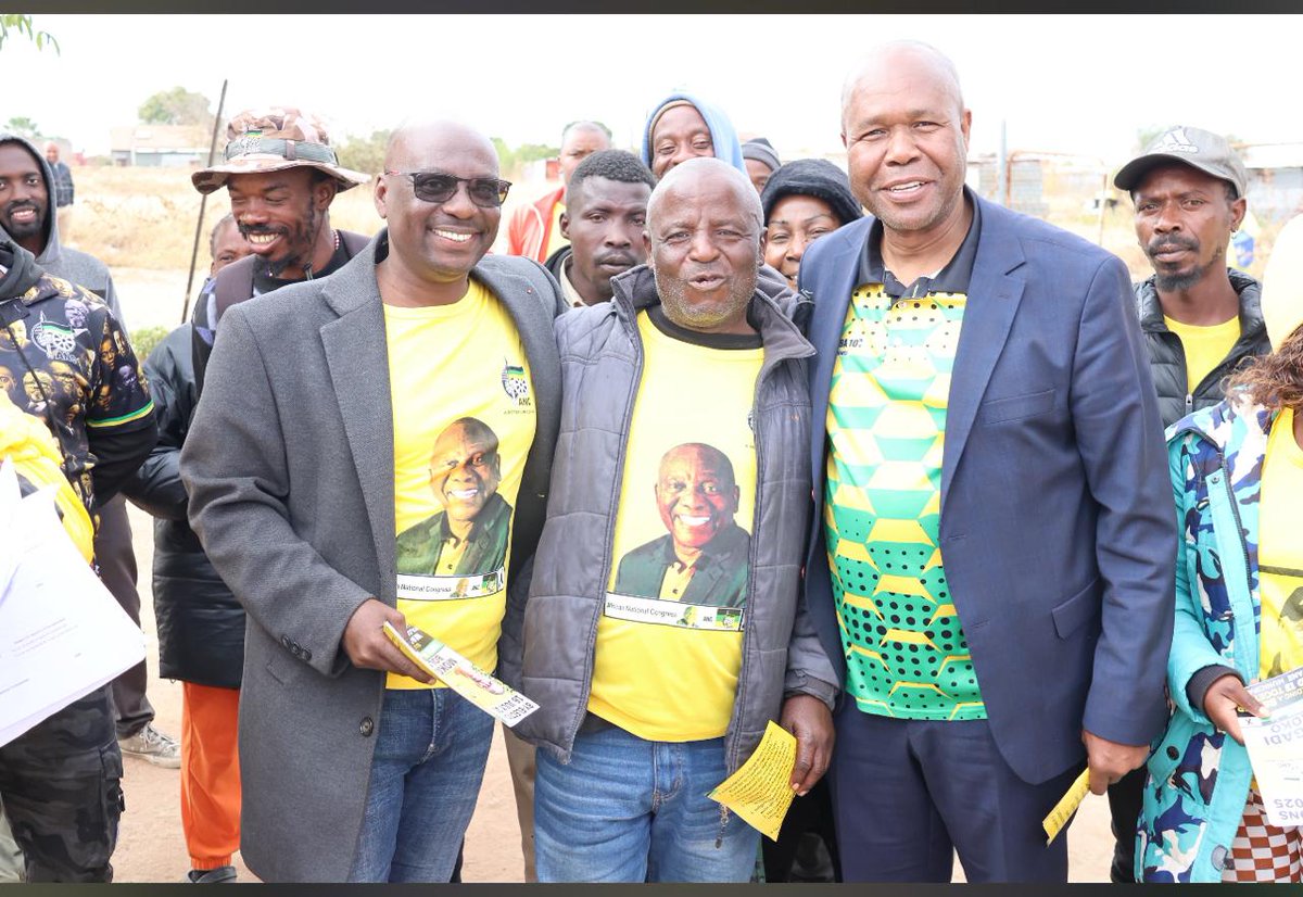 Leadership of the ANC responding to the call of duty at ward 13 Polokwane🖤💚💛✊🏾