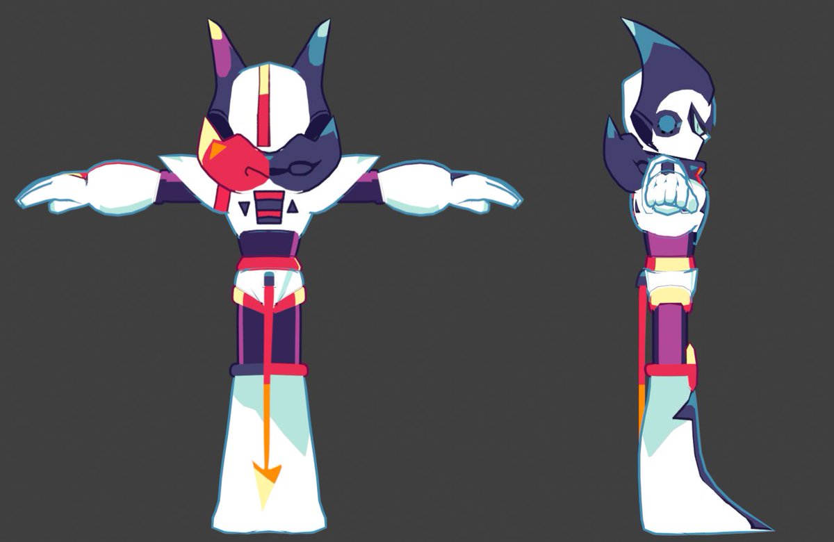 ArcyThePuppet's tweet image. Art Fight Attack #8

This OC was like, RLLY RLLY COOL,,, so I had to model it, Spent 3 Days on this guy. but now I should like RLLY Sleep its 6 Am
 
Character:
ReverseMan by @RevAstera 

#ArtFight #artfight2025