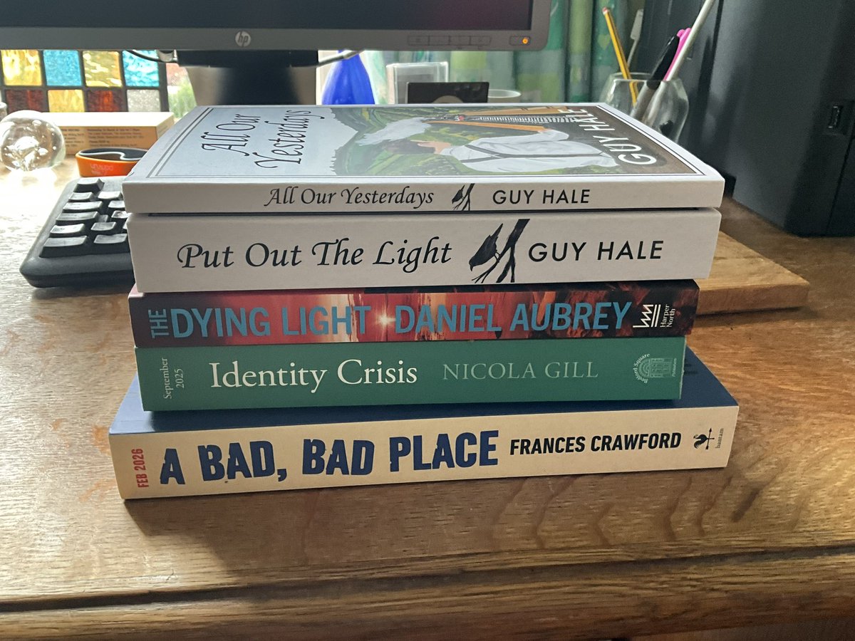 Fantastic book post this week but which to read first? <a href="/Nicola_J_Gill/">Nicola Gill</a> <a href="/HaleWrites/">Guy Hale</a> <a href="/SpacemanDan13/">Daniel Aubrey</a> <a href="/Franapunk999/">Frances Crawford</a>