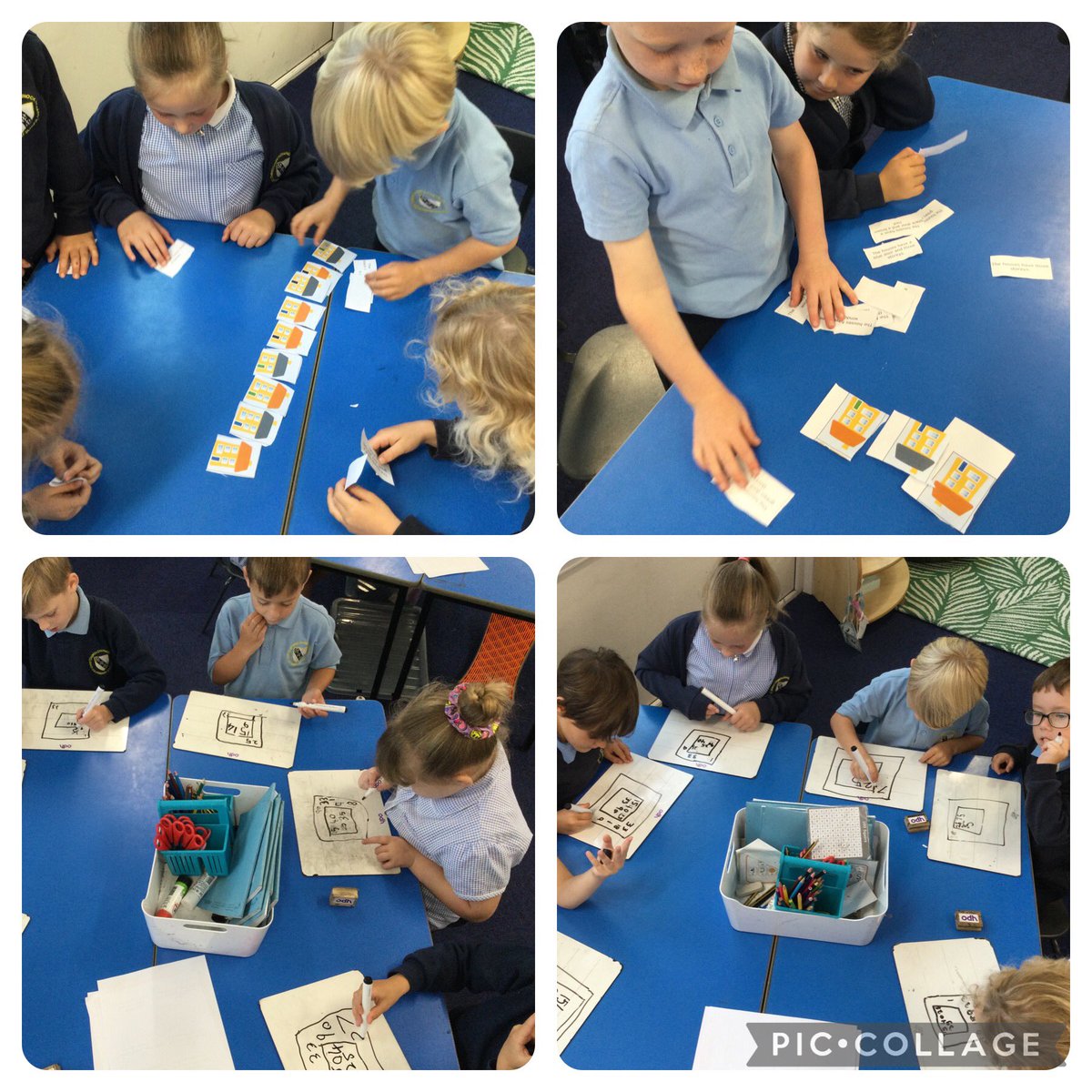 Year 1 have been enjoying making patterns all week. They did really well sorting multiples of 2 and 5.