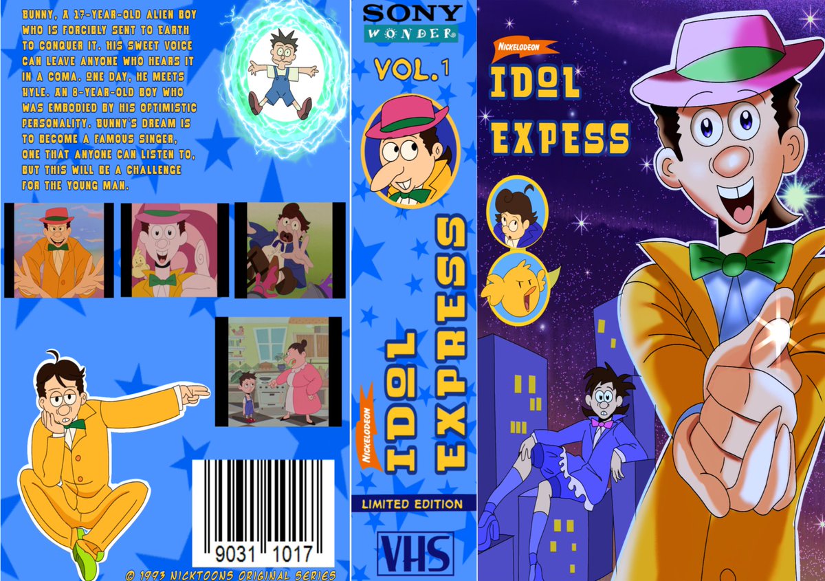 Nov_productions's tweet image. Another lost Nicktoon, this one was originally going to be called Idol Express and is based on an '80s commercial called Easy Groove. The only footage we have is this cover, which was apparently going to be released on VHS. It is unknown why they canceled it.