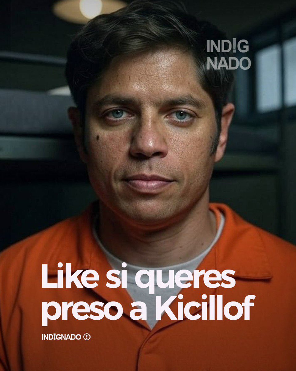 ¿Todos queremos preso a Kicillof?