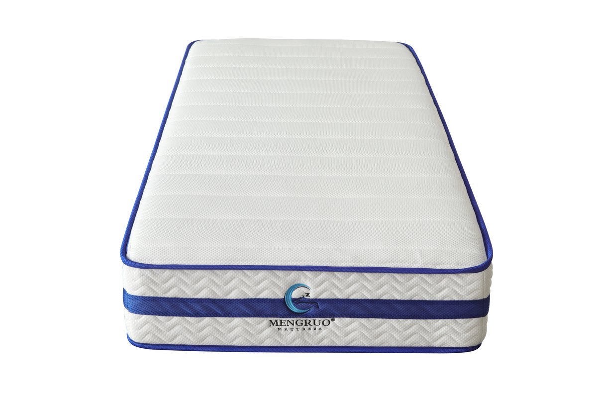 MengrouMattress's tweet image. Discover our blue and white style mattress, designed for both comfort and elegance. Experience a perfect blend of aesthetics and functionality. Sleep in style! 🛏️✨                                              #springmattress #mattress #hotelmattress #memoryfoamspringmattress