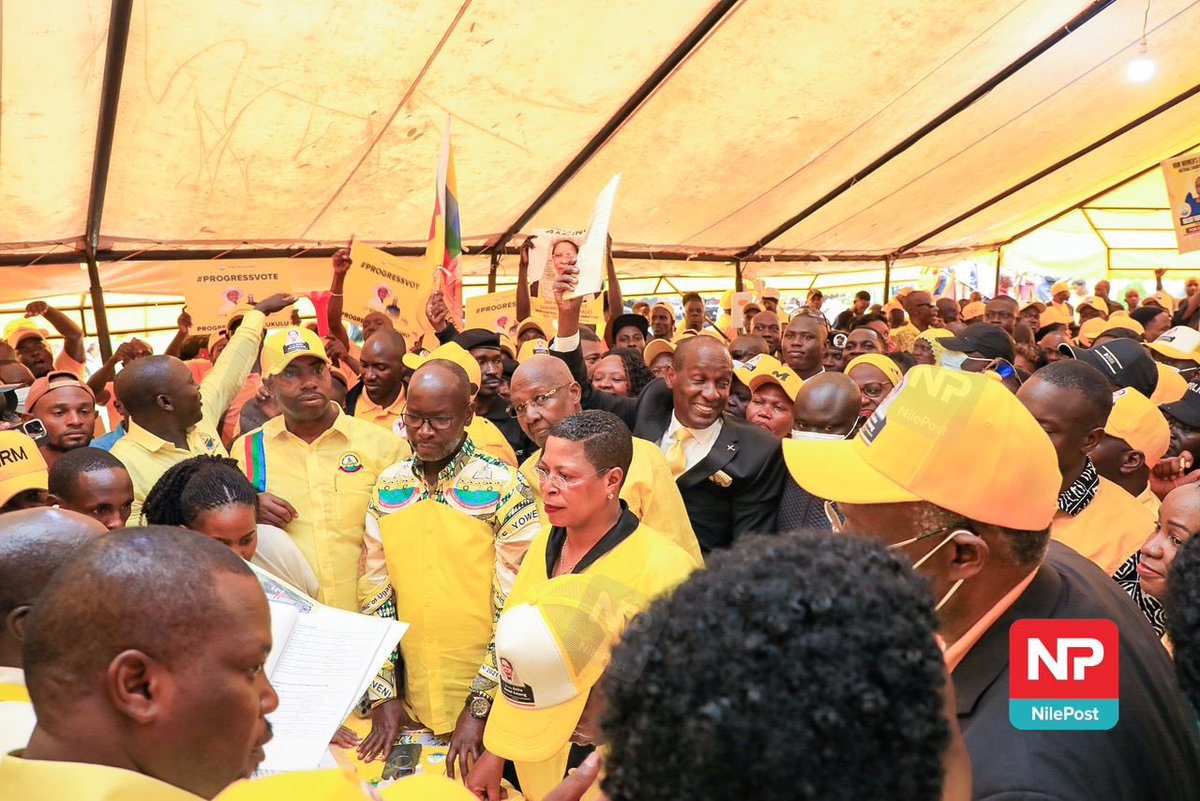 What a big team and a big day !! I am very happy to see my best candidates for <a href="/NRMOnline/">NRM Party</a> CEC  positions nominate themselves <a href="/Mukulaa/">Mukula</a> for Eastern Region, <a href="/AnitahAmong/">Anita Annet Among</a> for 2nd National Vice, <a href="/HamsonObua/">Denis Hamson Obua</a> for Northern Uganda Sanjay Tanna for Chairperson Entrepreneurs League