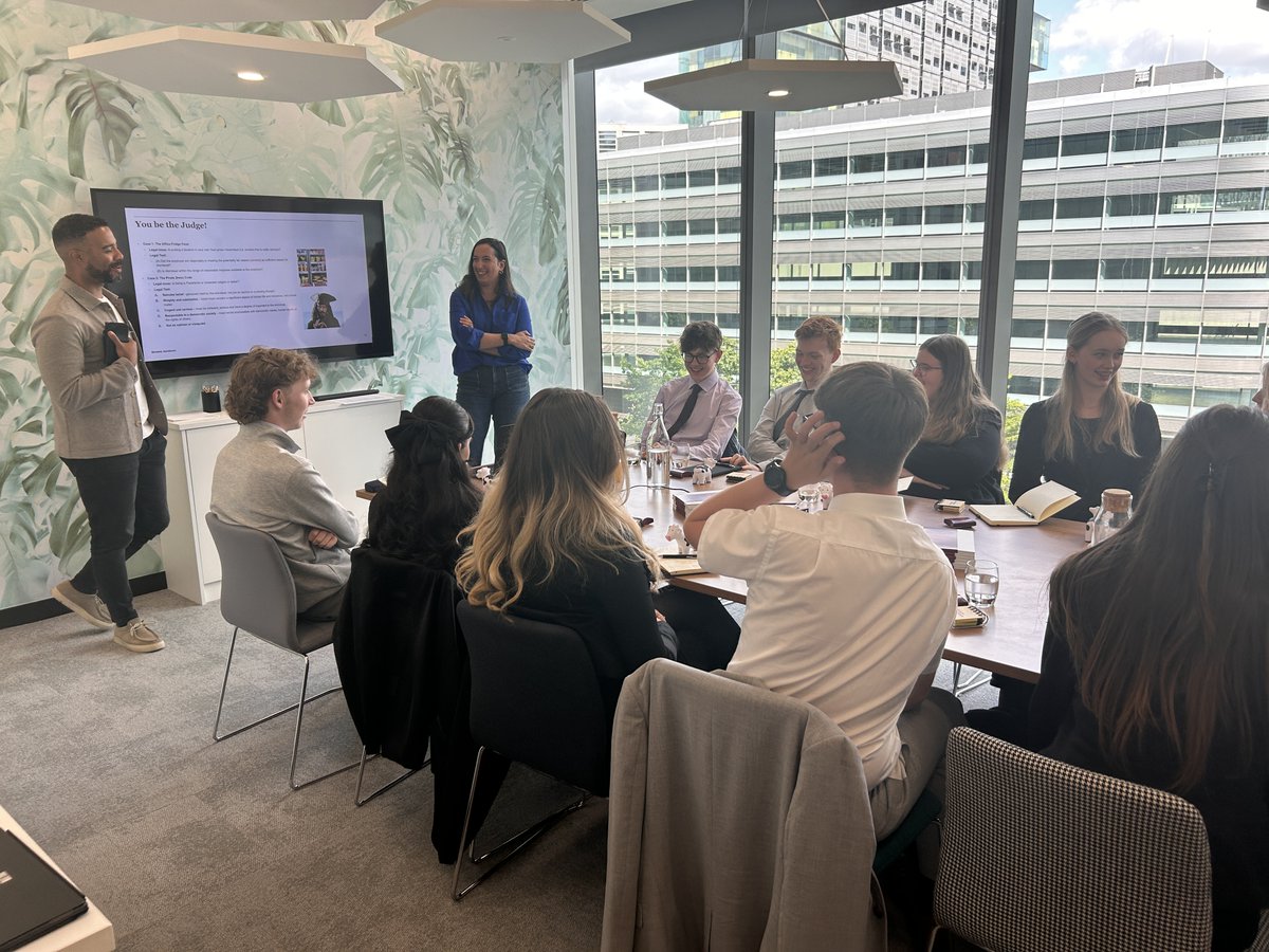 The Blue Coat Sixth Form (@bcoldham6thform) on Twitter photo Last week our Law Pathway students were privileged to be invited to a day at <a href="/brownejacobson/">Browne Jacobson</a>.
The visit allowed our students to gain first-hand insight into the legal profession. It was a fantastic day and so insightful for students with an interest in law. Last week our Law Pathway students were privileged to be invited to a day at <a href="/brownejacobson/">Browne Jacobson</a>.
The visit allowed our students to gain first-hand insight into the legal profession. It was a fantastic day and so insightful for students with an interest in law.