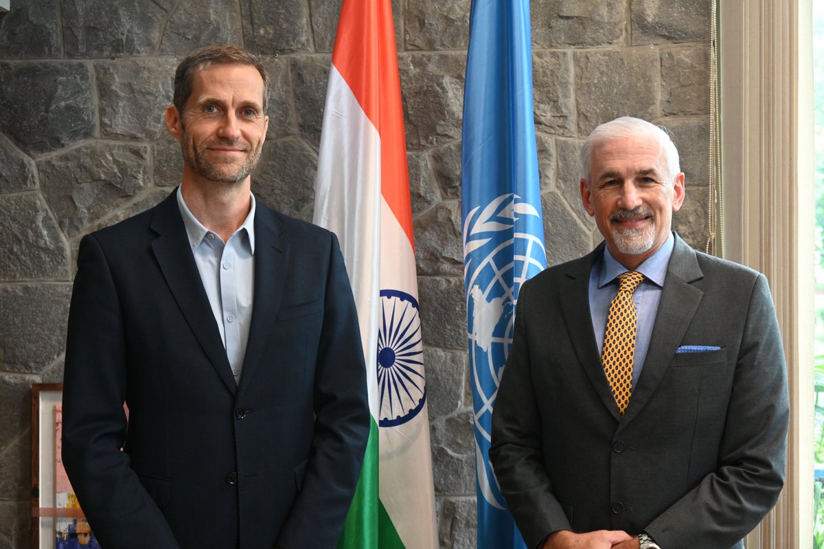 UNOPS India (@unops_india) on Twitter photo <a href="/charlesabroad/">Charles Callanan</a>, UNOPS South Asia Multi-Country Office Director recently held a productive meeting with <a href="/ShombiSharp/">Shombi Sharp</a>, the UN Resident Coordinator in India, to discuss the critical role of <a href="/UNOPS/">UNOPS</a> and explore avenues for strengthening its presence and impact across the nation. <a href="/charlesabroad/">Charles Callanan</a>, UNOPS South Asia Multi-Country Office Director recently held a productive meeting with <a href="/ShombiSharp/">Shombi Sharp</a>, the UN Resident Coordinator in India, to discuss the critical role of <a href="/UNOPS/">UNOPS</a> and explore avenues for strengthening its presence and impact across the nation.