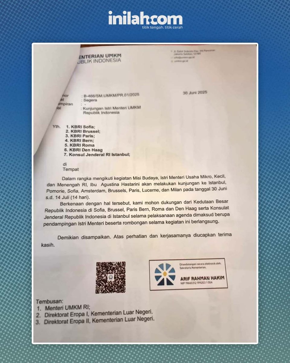 NiNG garis tengah (@fayaatika) on Twitter photo Dulu menteri Desa Yandri
Sekarang menteri UMKM..
Yg seperti ini akan terus berulang.. <a href="/prabowo/">Prabowo Subianto</a> itu lemah dan gak berani kasih sanksi.. cuma garang di podium Dulu menteri Desa Yandri
Sekarang menteri UMKM..
Yg seperti ini akan terus berulang.. <a href="/prabowo/">Prabowo Subianto</a> itu lemah dan gak berani kasih sanksi.. cuma garang di podium