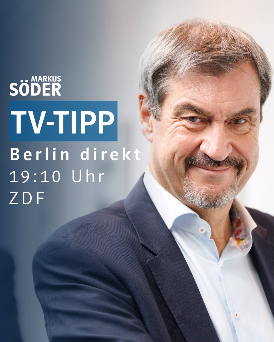 TV-Tipp: Heute Abend um 19:10 Uhr bei "Berlin direkt" im ZDF.