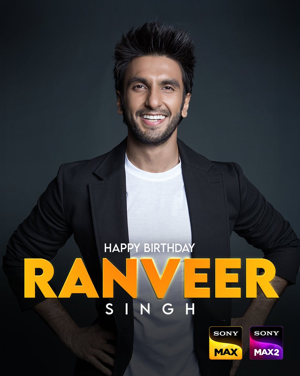 Wishing #RanveerSingh a very happy birthday!

#HBDRanveerSingh #DeewanaBanaDe #SonyMAXUK