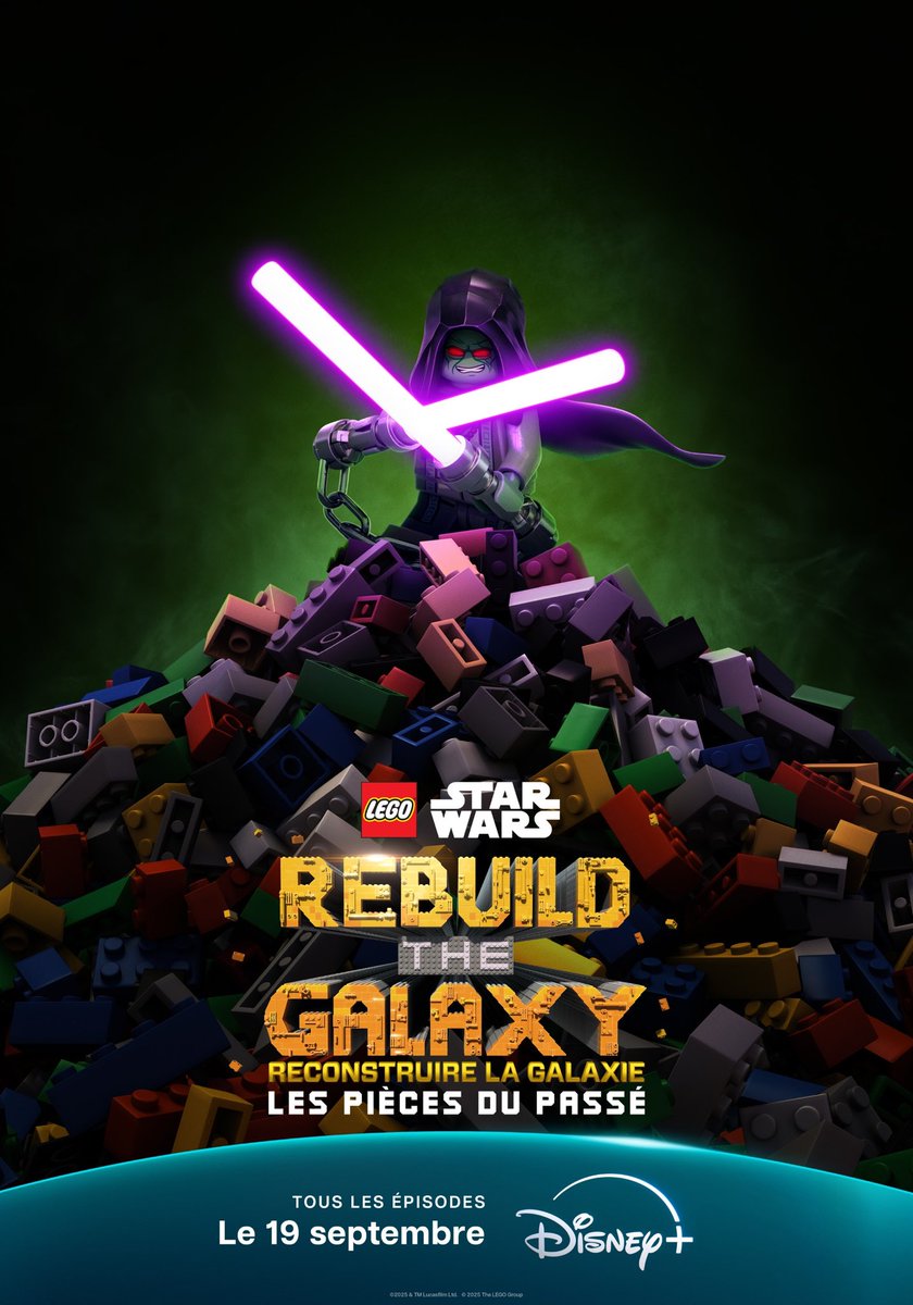 Le nouvel opus de la série d'animation Lucasfilm 'LEGO® Star Wars : Reconstruire la Galaxie - Les Pièces du Passé' sera disponible en exclusivité sur Disney+ dès le 19 septembre.