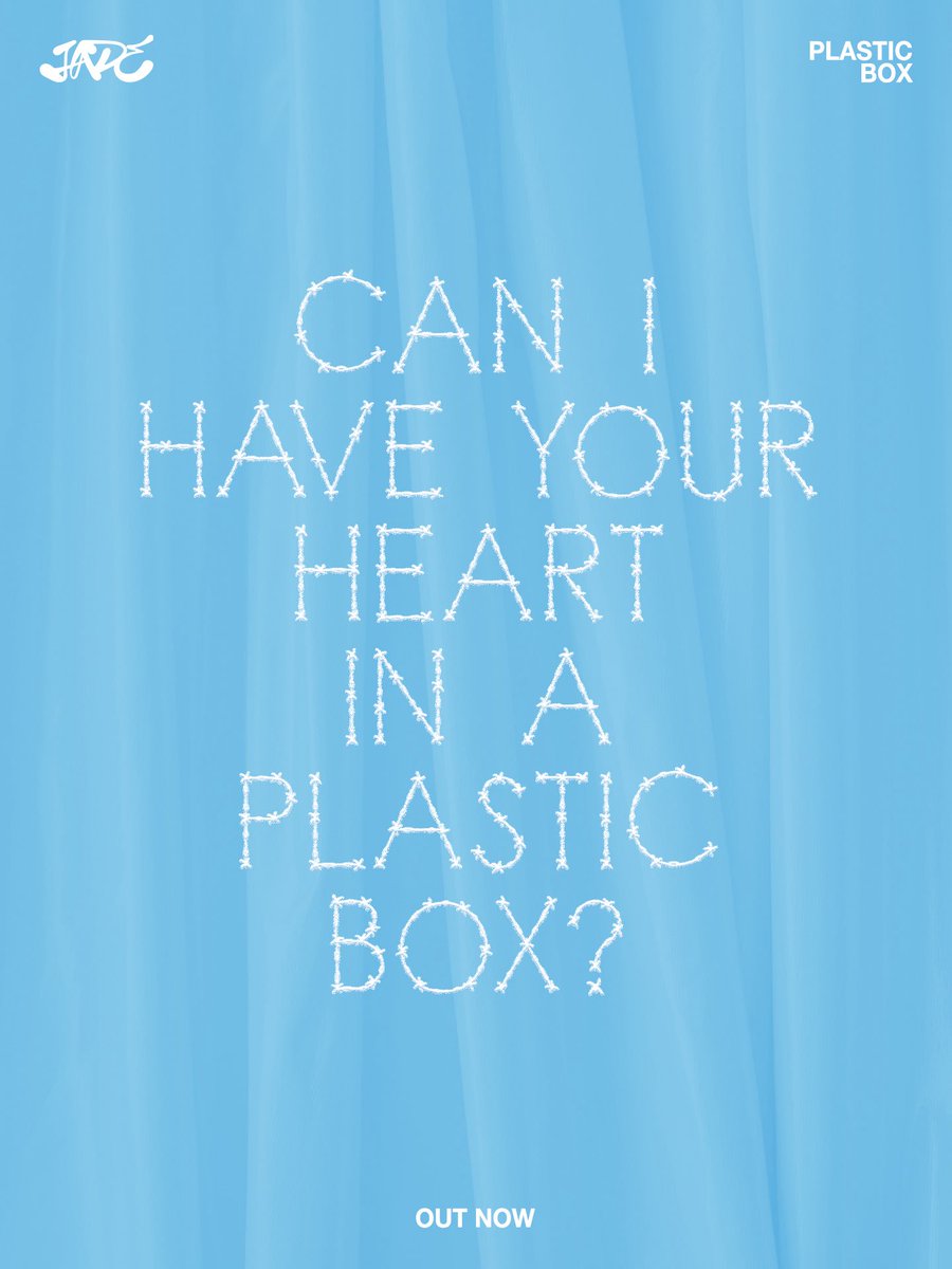Your daily reminder to listen to Plastic Box 😇 
jade.me/plasticboxTW