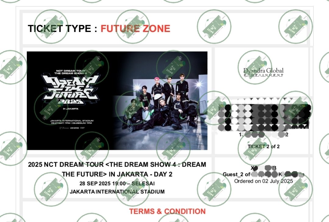 pulbatickets's tweet photo. Secured 9 tickets for THE DREAM SHOW 4 in Jakarta (2) 

4 tix FUTURE ZONE

Terima kasih telah menggunakan jasa kami 🫶 https://t.co/Zq3LoNFjD1