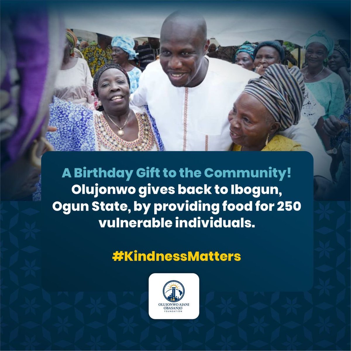 Olujonwo Obasanjo Foundation tweet media