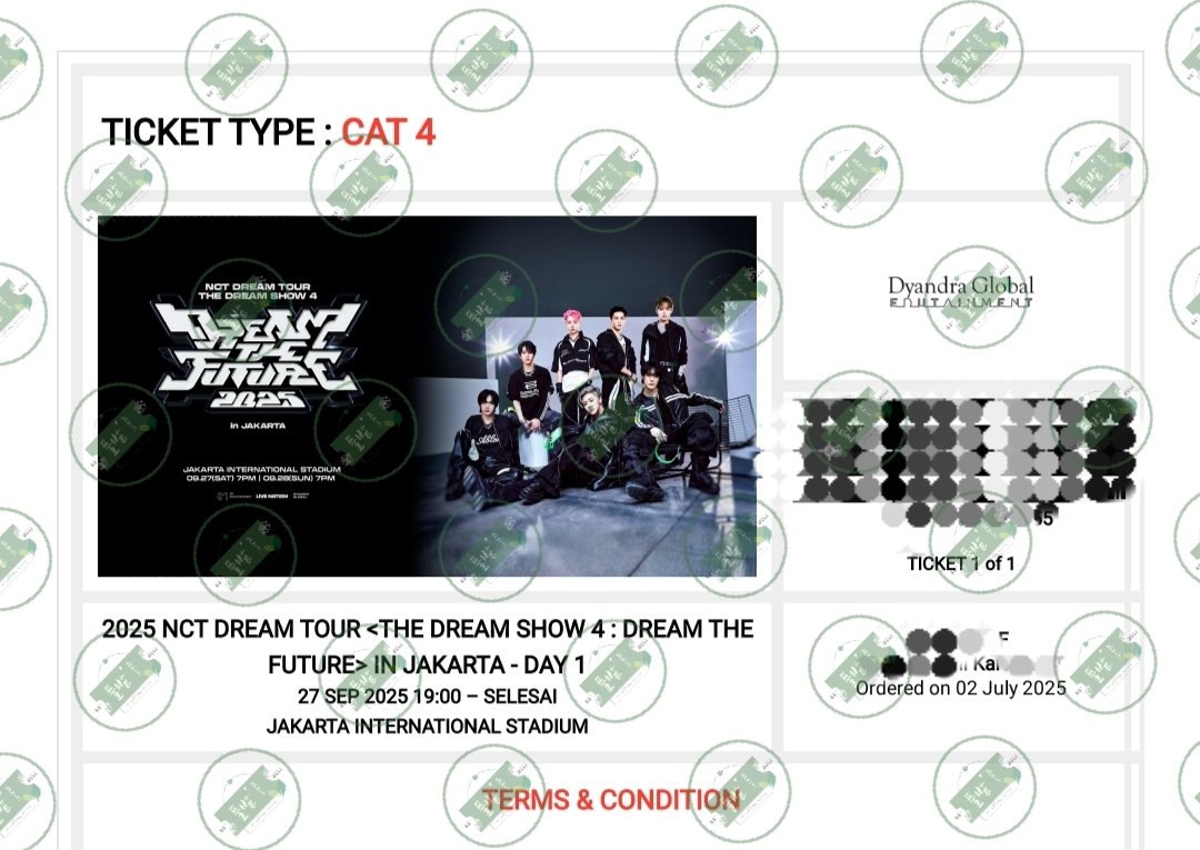 pulbatickets's tweet photo. Secured 9 tickets for THE DREAM SHOW 4 in Jakarta (3) 

3 tix CAT 4

Terima kasih telah menggunakan jasa kami 🫶 https://t.co/KeIX3Y7fcj