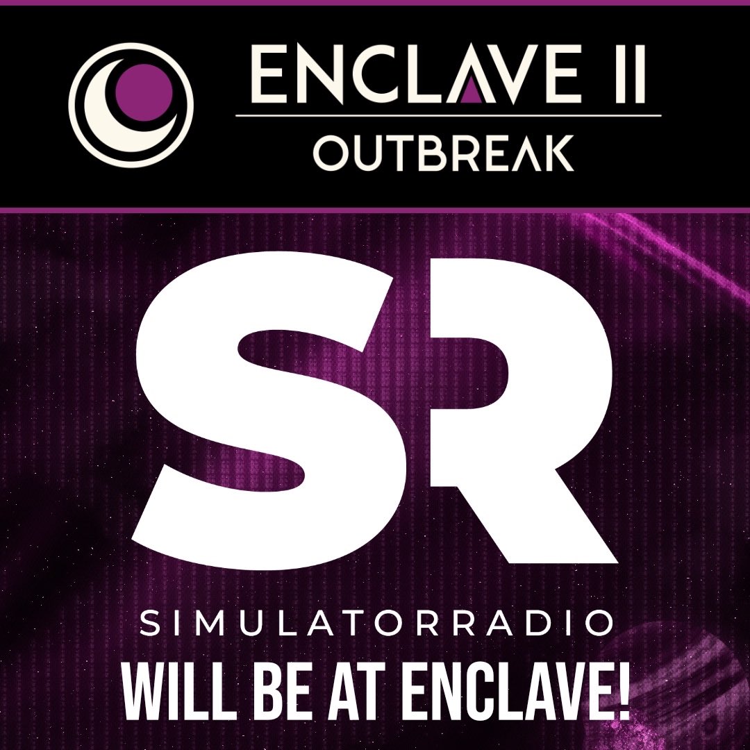 We are thrilled to announce our partnership with Enclave LAN Events! Simulator Radio will be a standout feature at this year's event. From the check-in area to the bar, our team will ensure you're surrounded by our iconic SR vibes. 

Enclave tickets: enclavelan.com