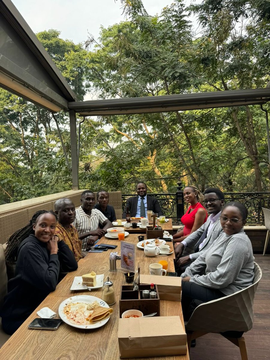Farewell breakfast with some of my <a href="/MakerereLaw/">Makerere Law School</a>  LLB dissertation supervisees from the just concluded academic year. 

I realized that I am now an ‘elder’ and can purport to dispense ‘life advice’ 🙈😅