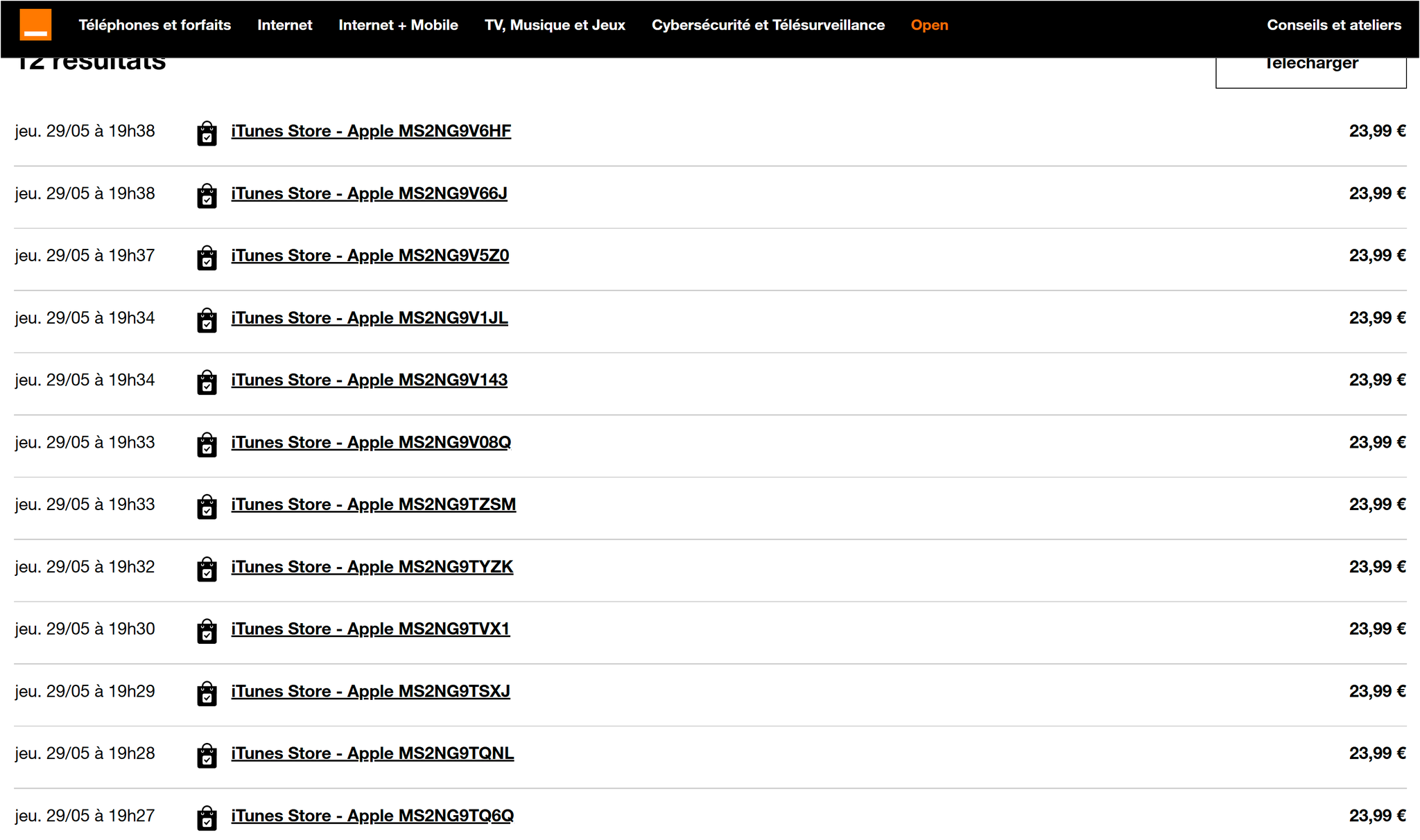 gémeaux Mai on X (formerly Twitter): "Je suis client d'@Orange_France, et je découvre qu'on me facture des achats iTunes via ma facture mobile. Le souci ? Je n'ai jamais fait ces achats.J'ai contacté Apple 🍎 → ils refusent le remboursement. J'ai contacté Orange 🔶 → ils disent qu'ils ne sont qu'un intermédiaire... pic.twitter.com/HFZiuyJUvY / X"