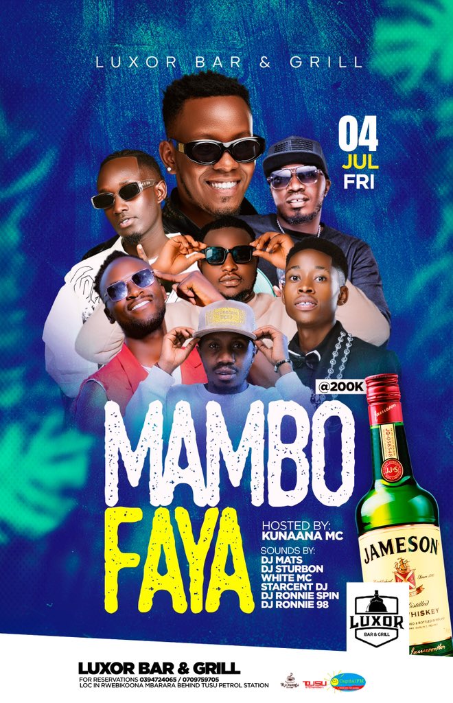 Fridays are for #MamboFayaAtLuxor 
At <a href="/LuxorBarMbra/">Luxor Bar & Grill</a>