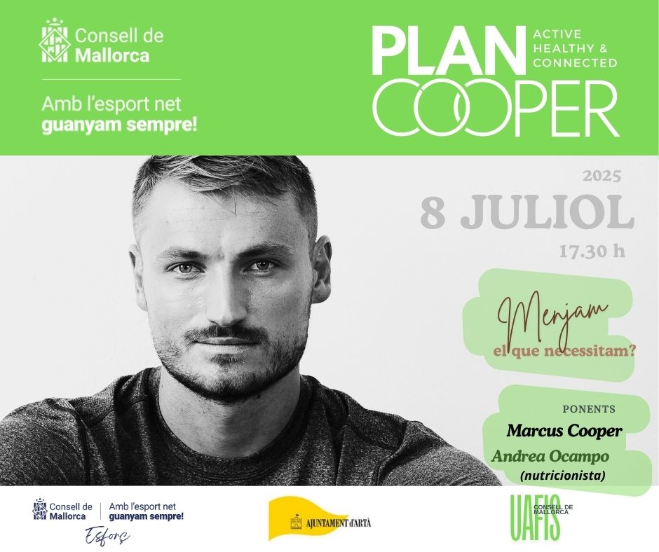 Esports del Consell de Mallorca (@esportsconsell) on Twitter photo 🥑Voleu aprendre la base d'una alimentació equilibrada per cobrir les necessitats nutricionals reals?
🗣️ el piragüista <a href="/MarcusCooperW/">Marcus Cooper</a> i la nutricionista Andrea Ocampo faran una xerrada a la Colònia de Sant Pere promoguda per la Unitat d'Activitat Física i Salut del <a href="/ConselldeMca/">Consell de Mallorca</a> 🥑Voleu aprendre la base d'una alimentació equilibrada per cobrir les necessitats nutricionals reals?
🗣️ el piragüista <a href="/MarcusCooperW/">Marcus Cooper</a> i la nutricionista Andrea Ocampo faran una xerrada a la Colònia de Sant Pere promoguda per la Unitat d'Activitat Física i Salut del <a href="/ConselldeMca/">Consell de Mallorca</a>