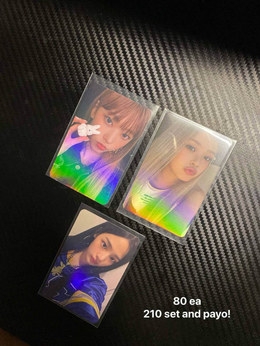 ishicarts's tweet photo. ࿐ #ishicarts | wts lfb ph hanni minji hyerin

newjeans pcs!

— 80 ea | 210 set
— with pf
— onhand &amp; ready to ship

loc: angeles, pampanga 
mop: gcash/maya
mod: jnt

dm or reply https://t.co/ghZAbcrYjZ