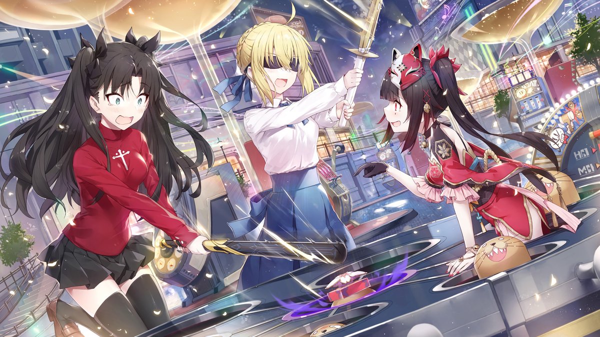 崩壊スターレイル×Fateコラボおめでとうございます🎉
ピノコニ―の憶泡中の物語をモチーフに、花火、凛、セイバーを楽しく描かせていただきました✨
スターレイルとFateのコラボでどんな化学反応が起こるのか？楽しみですね！
#崩壊Fate元年 #崩壊スターレイル