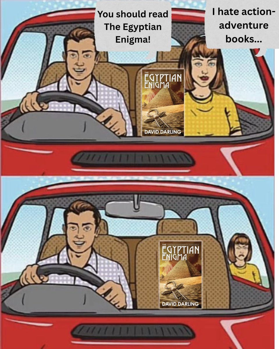 DavidDarlingCA's tweet image. Several hundred copies of The Egyptian Enigma were given away last month. Please take a moment and leave a review!
Hope you enjoy the story.
t.ly/YDxIV