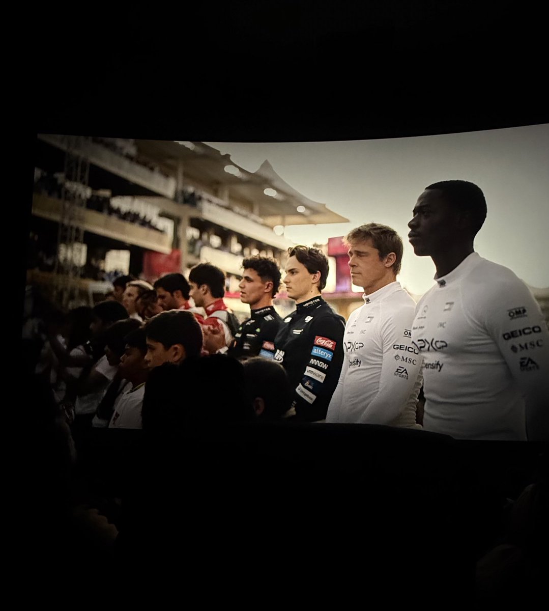 You know we had to go <a href="/IMAX/">IMAX</a> to watch  the F1 movie and witness <a href="/OscarPiastri/">Oscar Piastri</a> acting debut 😎🤝