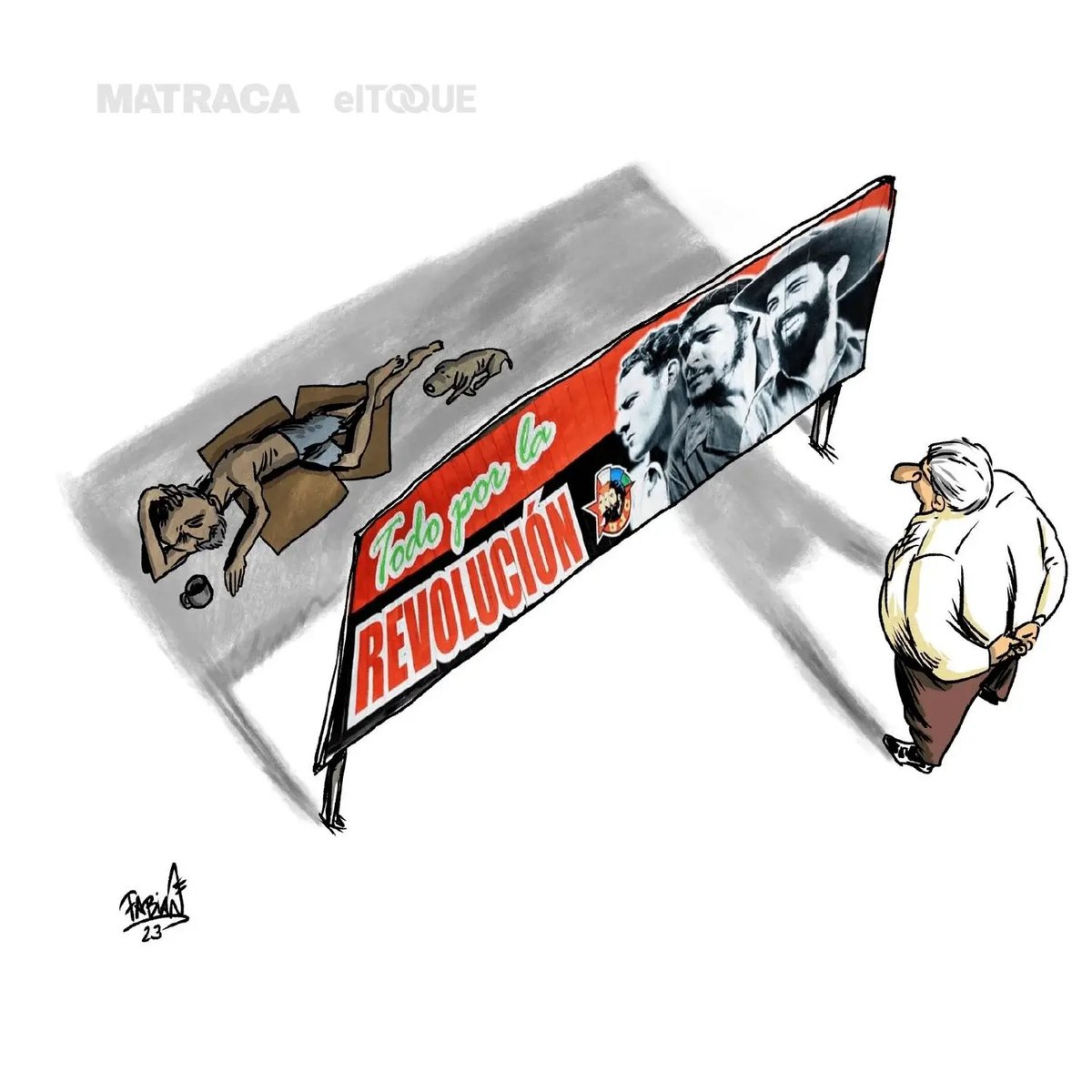 #LaCaricatura #Matraca 

✍️ Fabián

¿Quieres ver más caricaturas publicadas en elTOQUE?

➡️ Mira aquí: bit.ly/3wglIsq