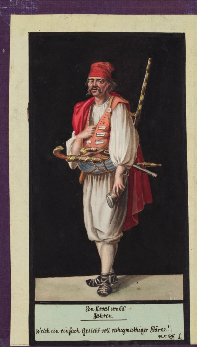 Krabath1's tweet image. Croat (Croatian Serezans, “Rotmäntel”)
1796, Johann Caspar Lavater — ONB🇦🇹
