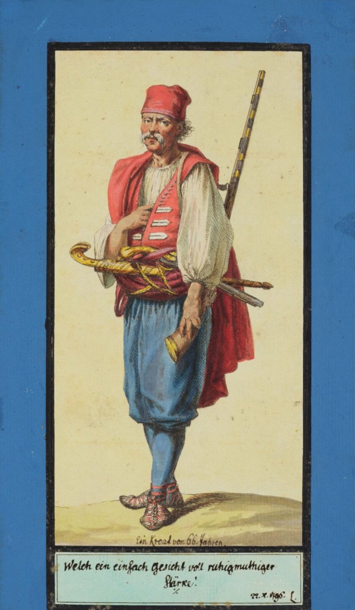 Krabath1's tweet image. Croat (Croatian Serezans, “Rotmäntel”)
1796, Johann Caspar Lavater — ONB🇦🇹