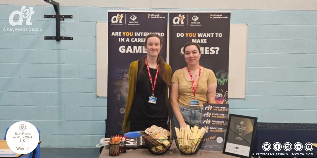 We had a fantastic time last week at the Priestley College Progression Fair. It was great to speak to all of the students and to answer their questions about undertaking a career within the games industry!

#GoTeam #KeywordsStudios