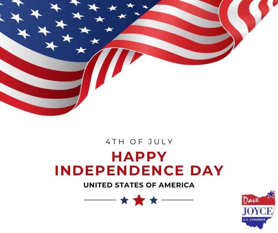 Happy 4th of July! I am proud to be an American and thankful to live in the greatest nation. As we enjoy today, remember those who paid the ultimate sacrifices for our freedoms and those who continue to serve and protect us. God Bless America! 🇺🇸