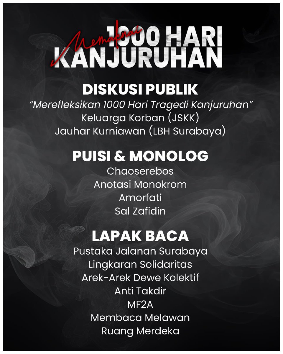 Malam minggu paket lengkap 📦🥹❤️‍🔥

#1000HariTragediKanjuruhan 
#UsutTuntas 
#KanjuruhanBelumTuntas