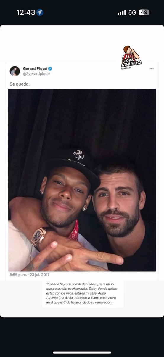 soyieltx's tweet photo. Este es el FAMOSO ATHLETIC!!! ❤️🤍 AUPA ATHLETIC ETA AUPA ZU NICO!!! https://t.co/1JfCF4lp6y