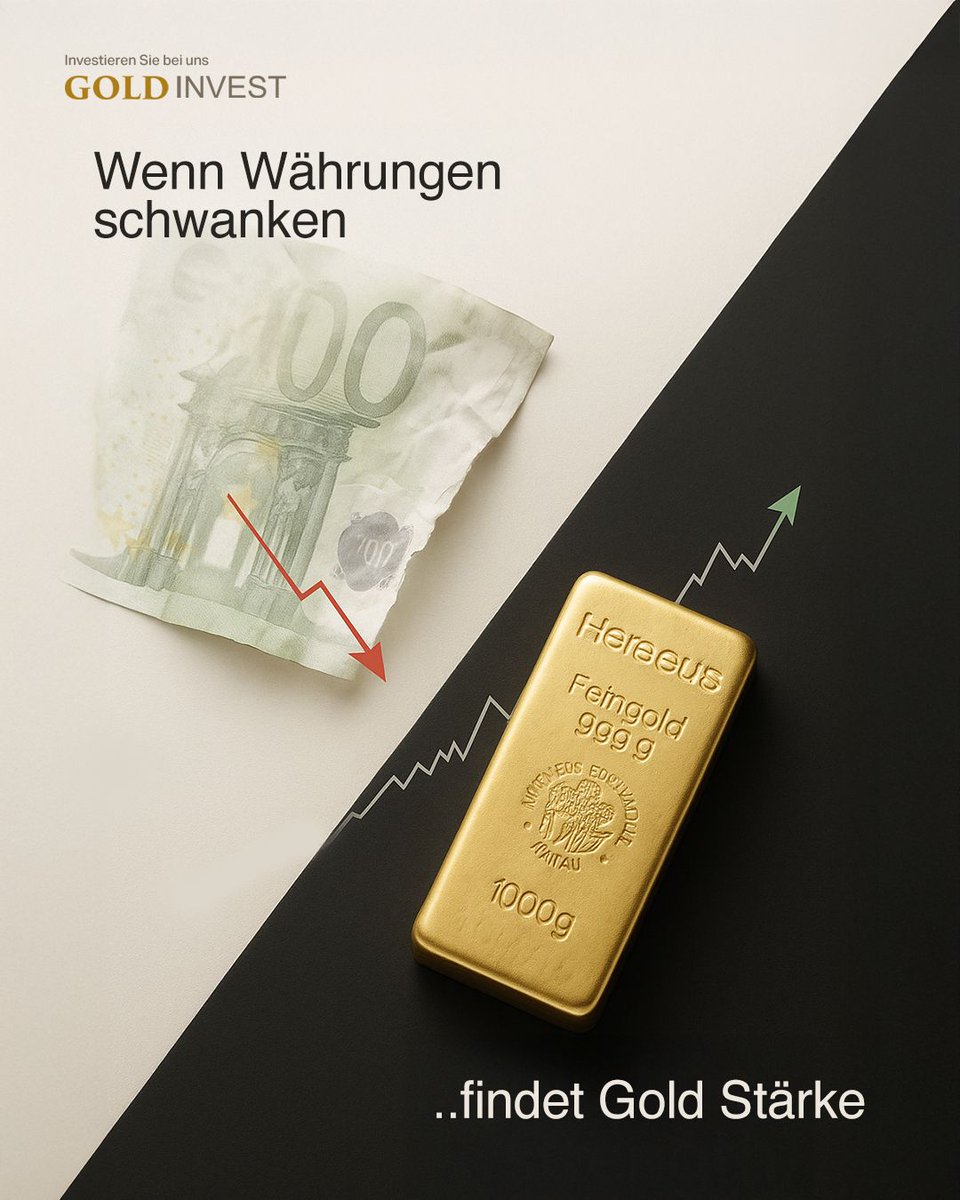 Während Währungen schwanken, findet Gold seine Stärke.

#GoldInvest #WealthPreservation #WhenMarketsFall #GoldRises #CurrencyWeakness #AssetSecurity #GoldStandard #SmartInvesting #CrisisProofWealth #Gold