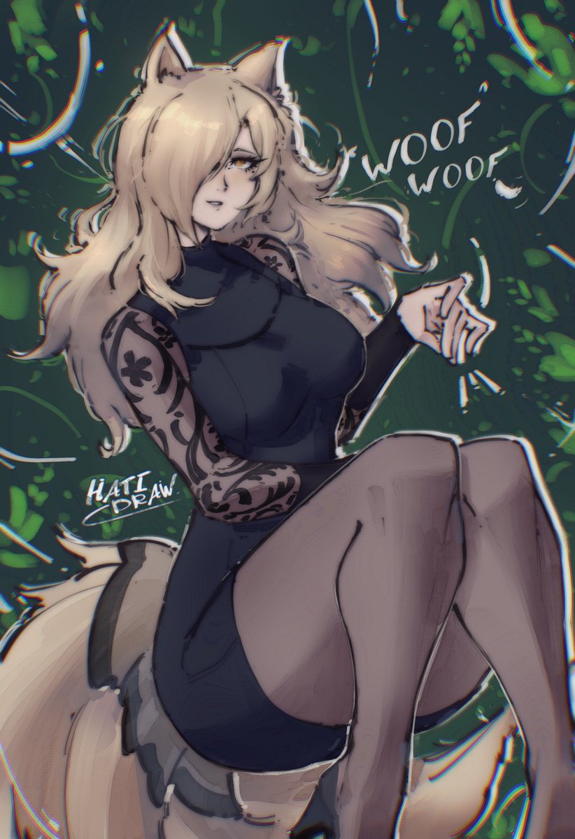 HatiDraw's tweet image. Pretty fox lady Fabienne 🤍 #Metaphor 

#MetaphorReFantazio