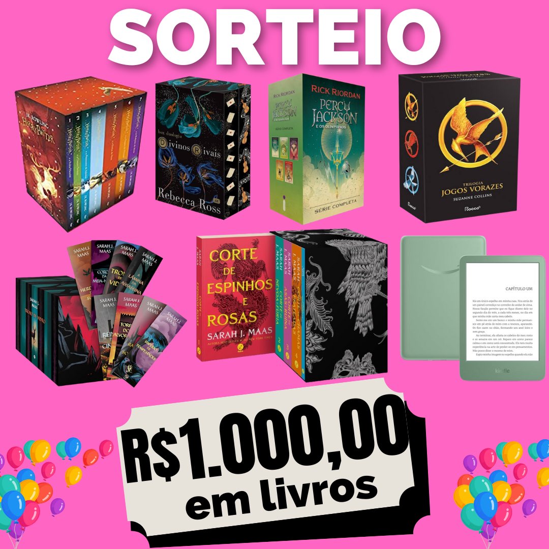 bookblackfriday's tweet image. 🚨 ADM PIROU 😱💕💕💕 

Sorteio valendo R$ 1.000,00 em livros ❤️❤️❤️ 

Segue o fio...