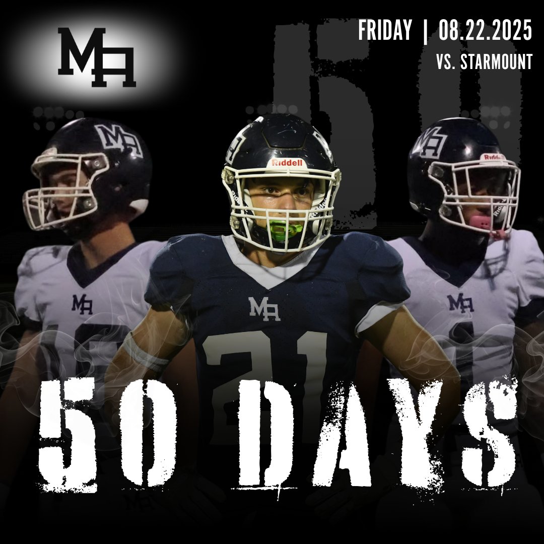 Mount Airy Football (@granitebearsfb) on Twitter photo Countdown to Kickoff...
50 days until the season opener at Wallace Shelton Stadium!
Mark your calendar for August 22nd! 🐻🏈
<a href="/Saul_Oakley19/">Saul Oakley</a> <a href="/EthanClabo/">Ethan Clabo</a> <a href="/GettLikeZay/">Zach Goins</a> Countdown to Kickoff...
50 days until the season opener at Wallace Shelton Stadium!
Mark your calendar for August 22nd! 🐻🏈
<a href="/Saul_Oakley19/">Saul Oakley</a> <a href="/EthanClabo/">Ethan Clabo</a> <a href="/GettLikeZay/">Zach Goins</a>
