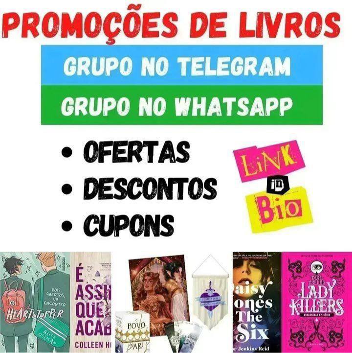 Regras: 

1. Seguir <a href="/bookblackfriday/">Livros Black Friday</a> 
2. Curtir e dar RT no post do sorteio 
3. Entrar no nosso grupo de Promoções de Livros no WhatsApp ou Telegram. 

WhatsApp: whatsapp.com/channel/0029Va…
Telegram: t.me/promocoesdeliv…

Resultado 04/08