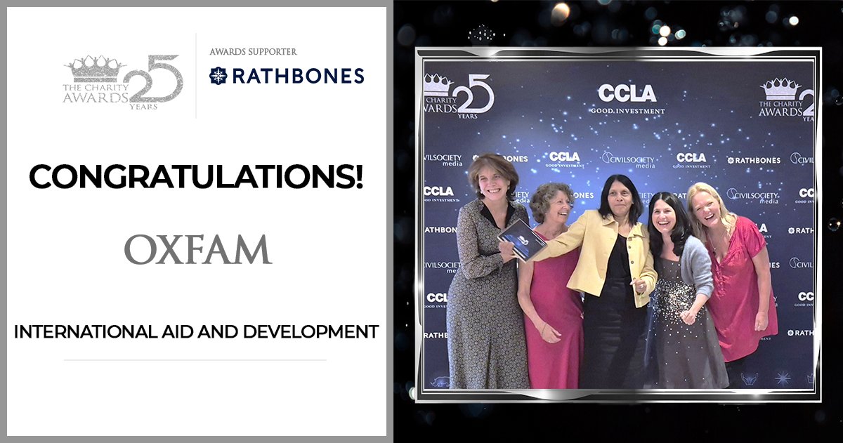 Charity_Awards's tweet image. Congratulations to @oxfamgb for winning the 'International Aid and Development' category!
See why it won: charityawards.co.uk/international-…
#CharityAwards