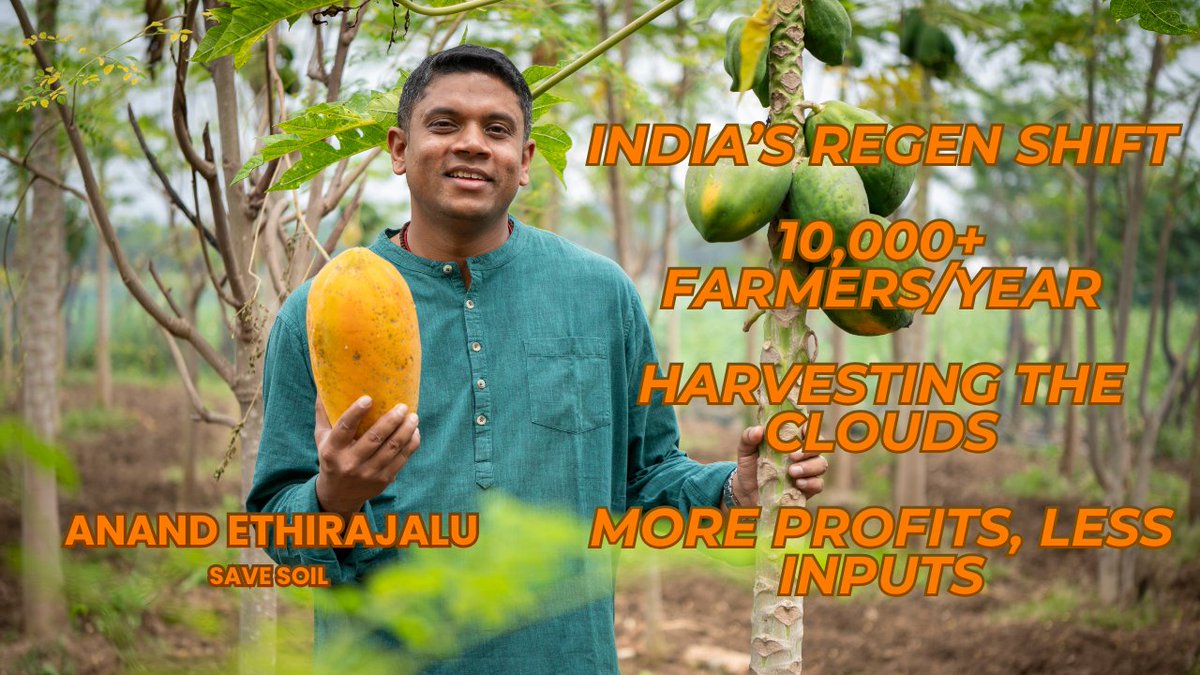 Koen van Seijen (@koenvanseijen) on Twitter photo Amazing conversation with Anand Ethirajalu, Save Soil project director. Find out more on our website or on your favorite podcast player!
<a href="/cpsavesoil/">Conscious Planet #SaveSoil</a> Amazing conversation with Anand Ethirajalu, Save Soil project director. Find out more on our website or on your favorite podcast player!
<a href="/cpsavesoil/">Conscious Planet #SaveSoil</a>