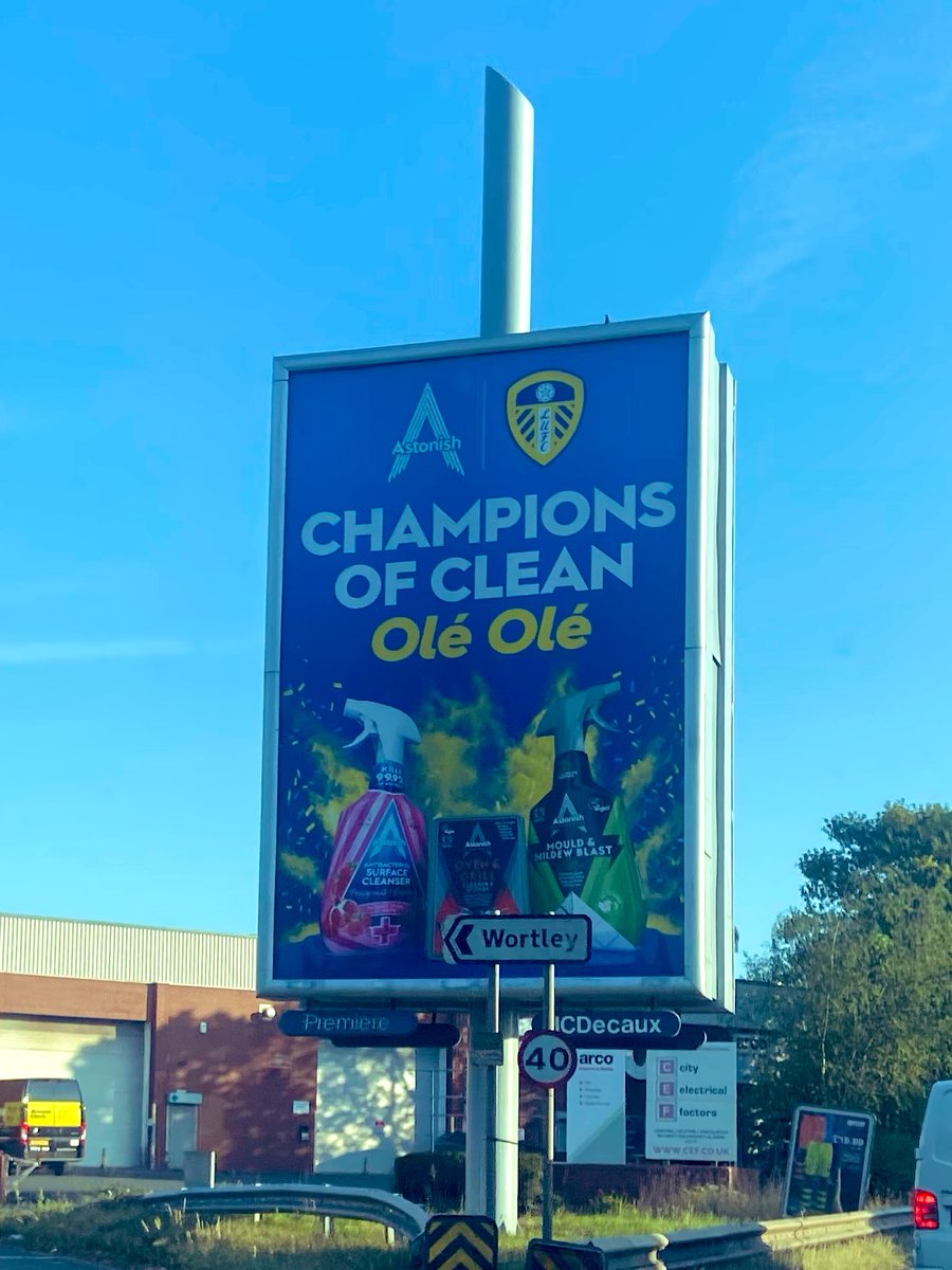 This makes me smile everytime is drive past it 🥲 #lufc