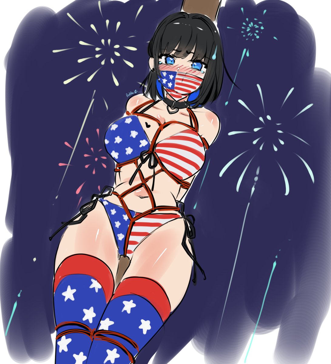 incognito (@incognito_sus) on Twitter photo Nito forgot to bring the flag for the celebration, so they just decided to use her instead 😏
They could of at least tied her in the direction of the fireworks show 😭
Happy 4th of July to everyone in America! 🫡
Art was done by <a href="/EUDETENIS/">EUDETENISエウデテニス</a> ❤️ Nito forgot to bring the flag for the celebration, so they just decided to use her instead 😏
They could of at least tied her in the direction of the fireworks show 😭
Happy 4th of July to everyone in America! 🫡
Art was done by <a href="/EUDETENIS/">EUDETENISエウデテニス</a> ❤️