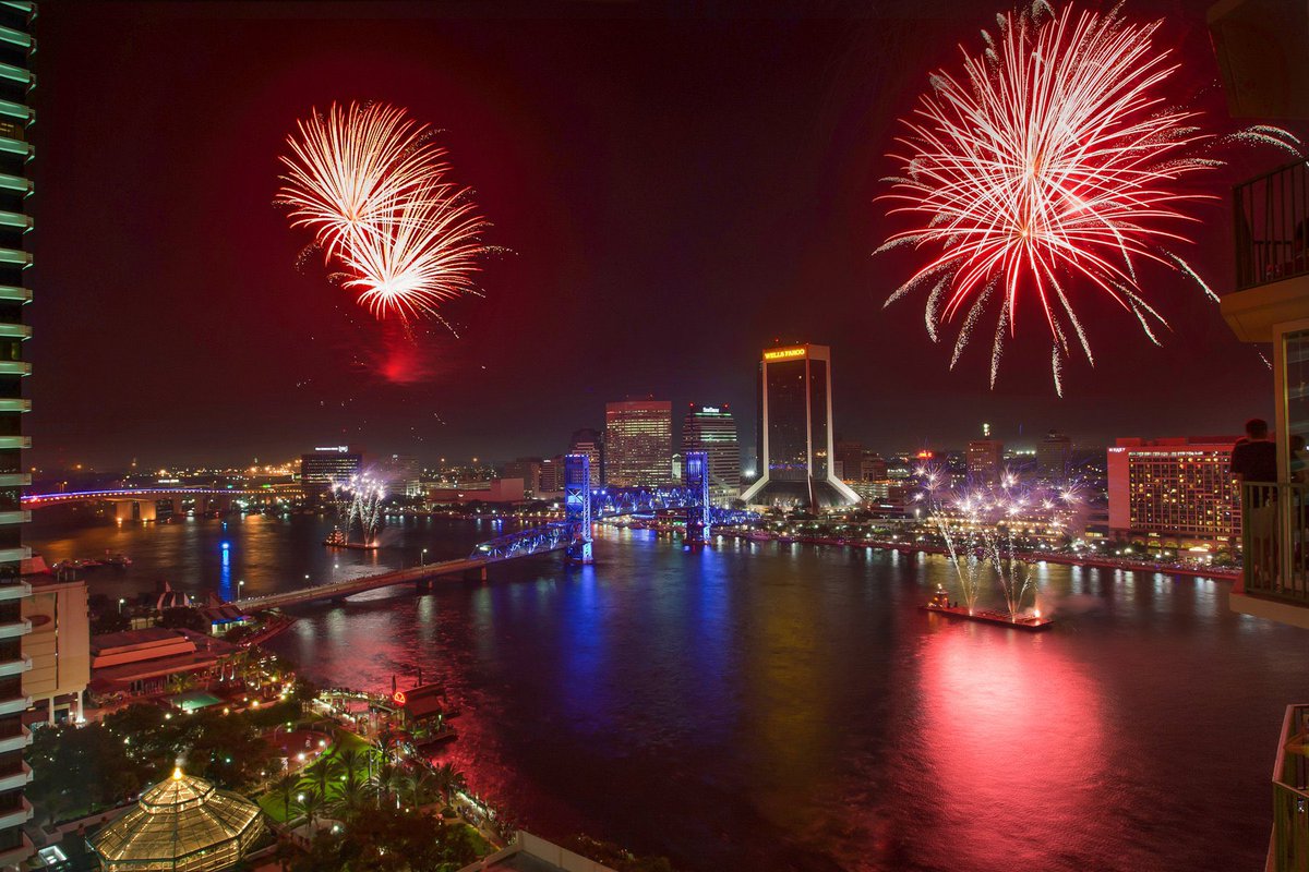 Happy Independence Day! 🇺🇸 🎆Celebrate with us tonight by attending our annual Fourth of July Fireworks Celebration. This year’s fireworks will be launched from the Acosta Bridge and east of the Main Street Bridge at 9pm.

For complete information: events.jacksonville.gov/special-events…