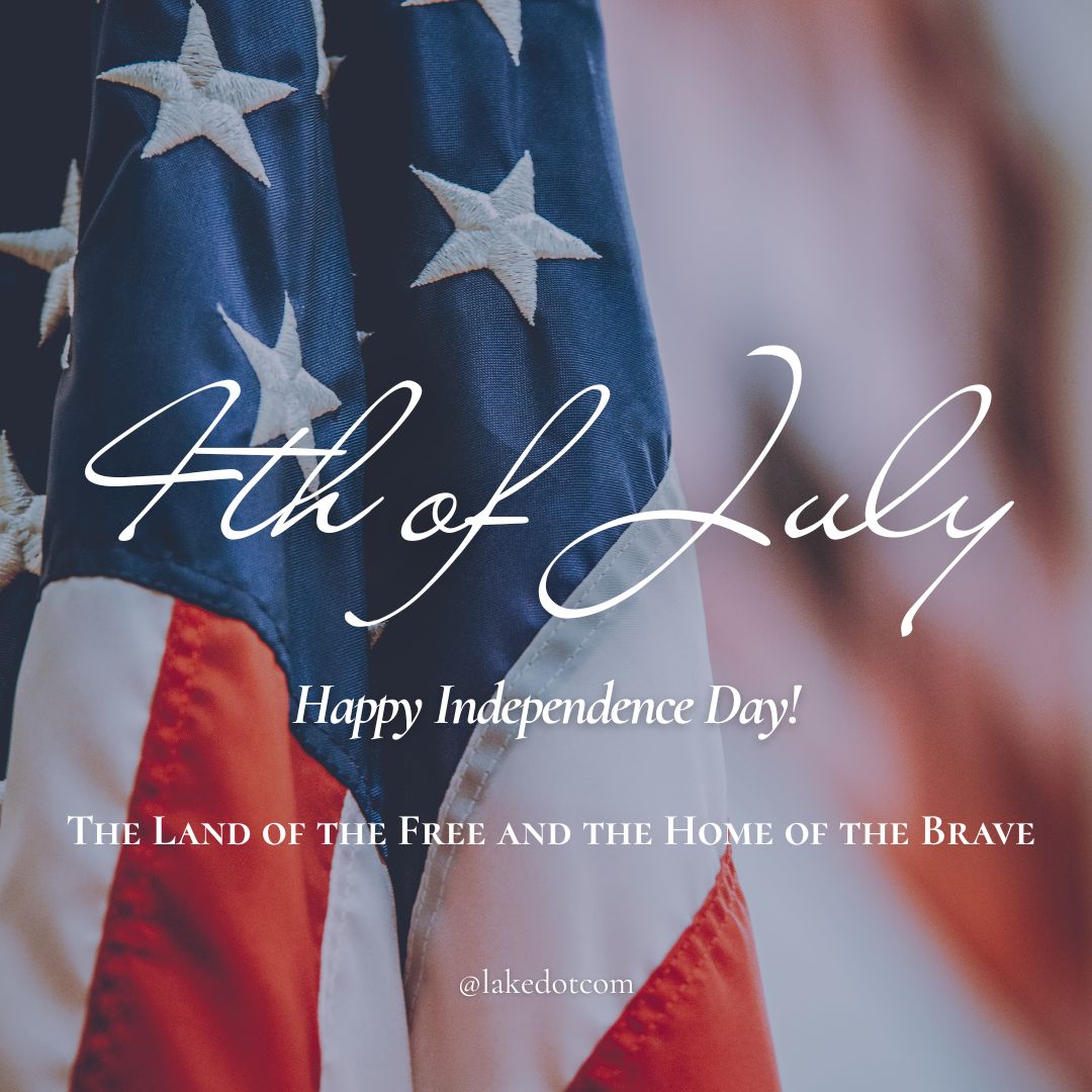 Happy 4th! May you share in joyful festivities and make happy memories with your loved ones. Be safe on the water or wherever you find yourself. God bless America! 🇺🇸#IndependenceDay #USA #4thofJuly #HappyFourth #America