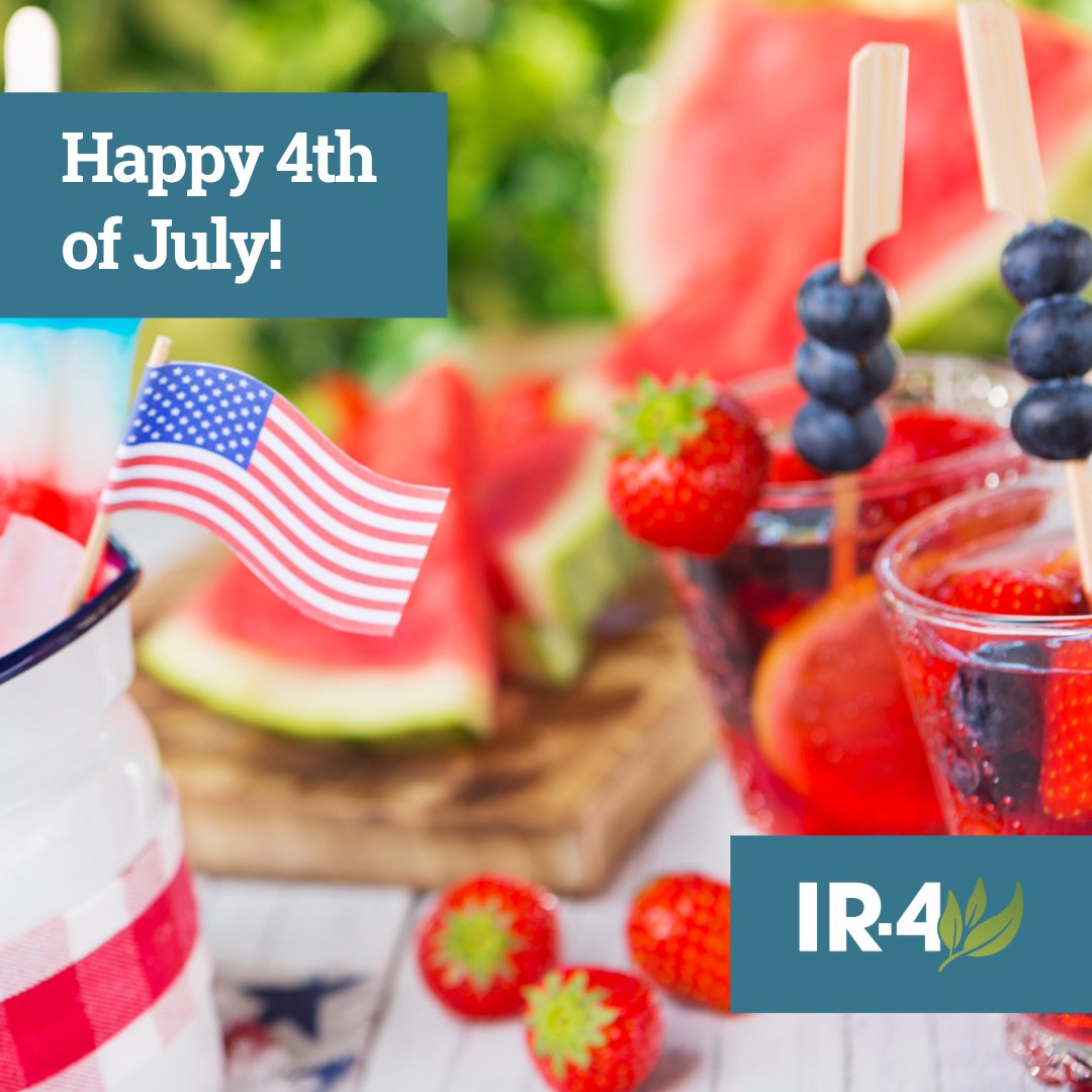 IR4_Project's tweet image. Today we celebrate freedom—and fresh summer fruit! Happy 4th! 🍉🇺🇸🫐
#ir4project #specialtycrops #pestmanagement