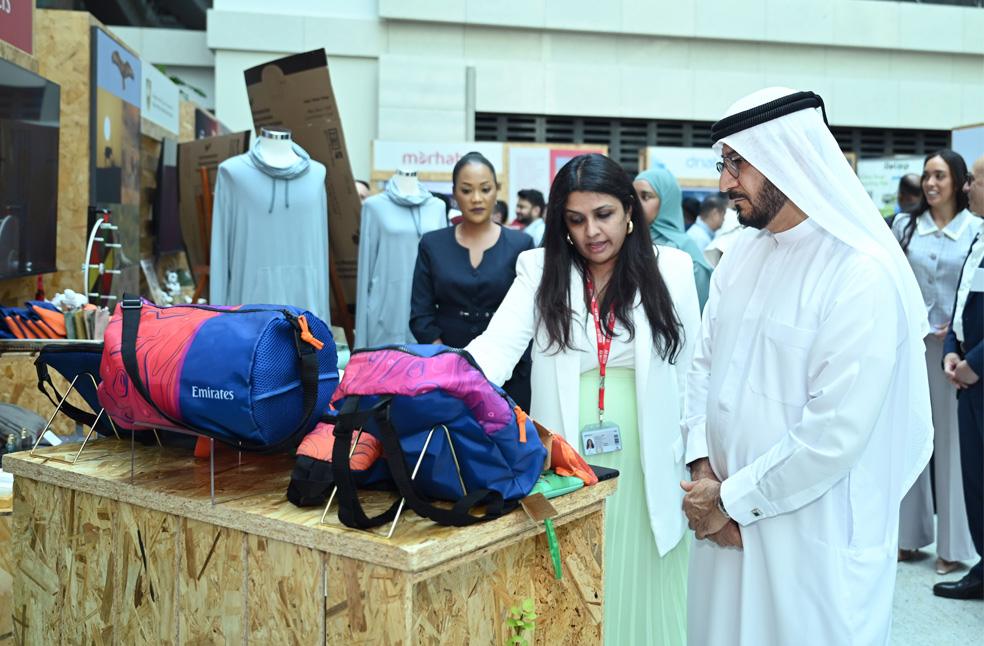 EmiratiTimes's tweet photo. Sustainability in focus at Emirates Group’s Tomorrow Takes Flight | https://t.co/53jxKaga3B
#EmiratesGroup #TomorrowTakesFlight #SustainabilityInitiatives #EmiratiTimes #DNata #UAENetZero #BeatPlasticPollution #GlobalOperations #EnvironmentalLearning https://t.co/bzGuVgsoA3