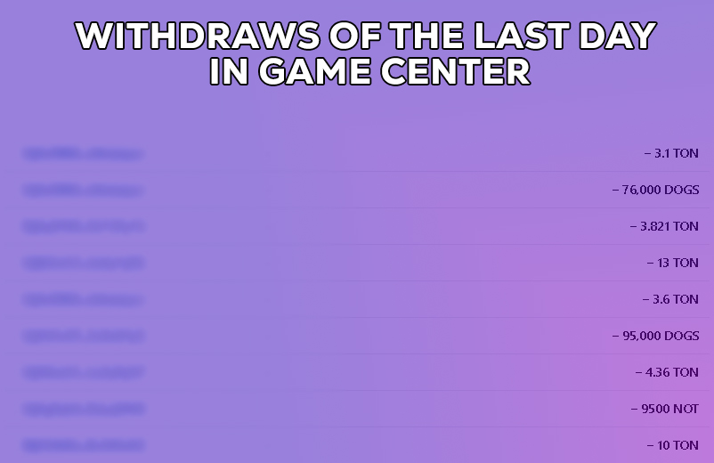 🎉 Game Center Highlights!

🤑 Dozens of withdrawals in the last 24 hours!

🎰 Spin the wheel &amp; win TON, DOGS, NOT, and more!

💸 Instant cashout of your rewards!

🚀 Join now and test your luck! (t.me/symptomify_bot…)