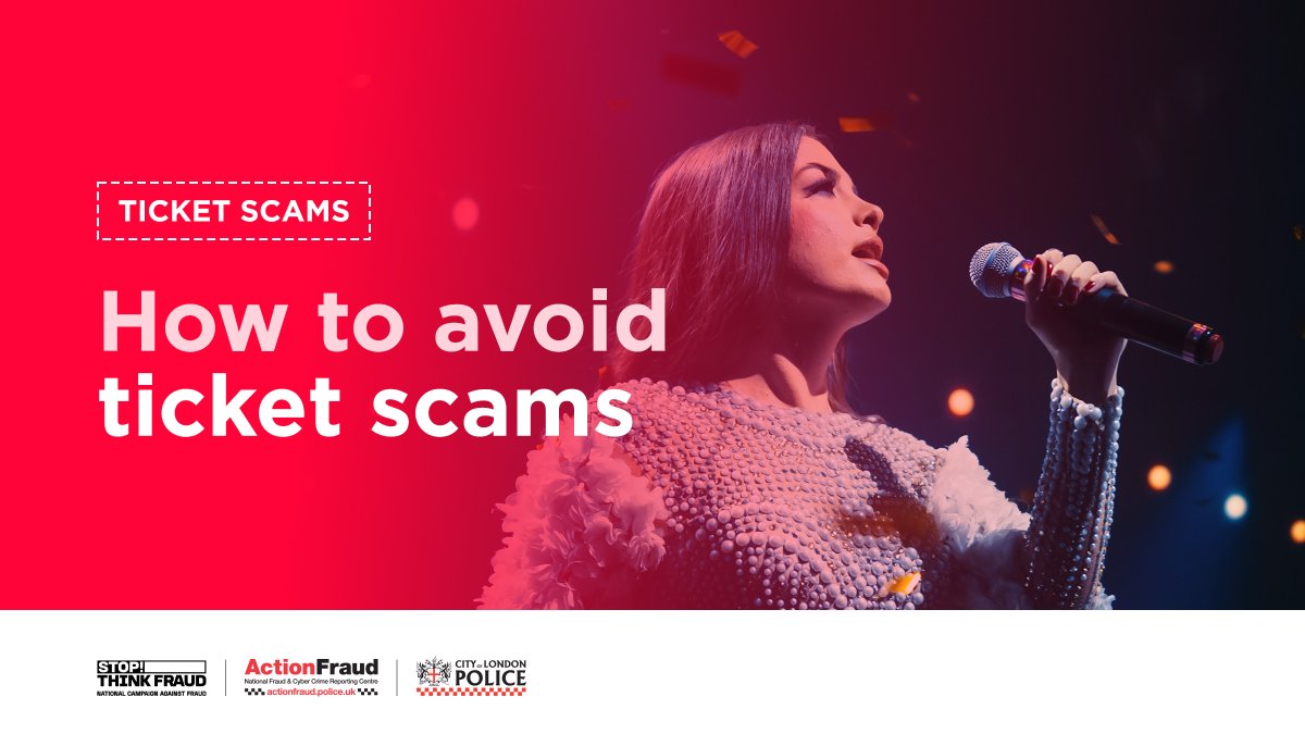 Dorset Police Cyber Protect (@dp_cybercrime) on Twitter photo ⚠️ Scouring social media for last-minute tickets? Watch out for scams.
🎫Fraudsters often reply to social posts from people enquiring about tickets.
🔎Spot the signs of #TicketFraud and learn more: orlo.uk/lG7o6 ⚠️ Scouring social media for last-minute tickets? Watch out for scams.
🎫Fraudsters often reply to social posts from people enquiring about tickets.
🔎Spot the signs of #TicketFraud and learn more: orlo.uk/lG7o6