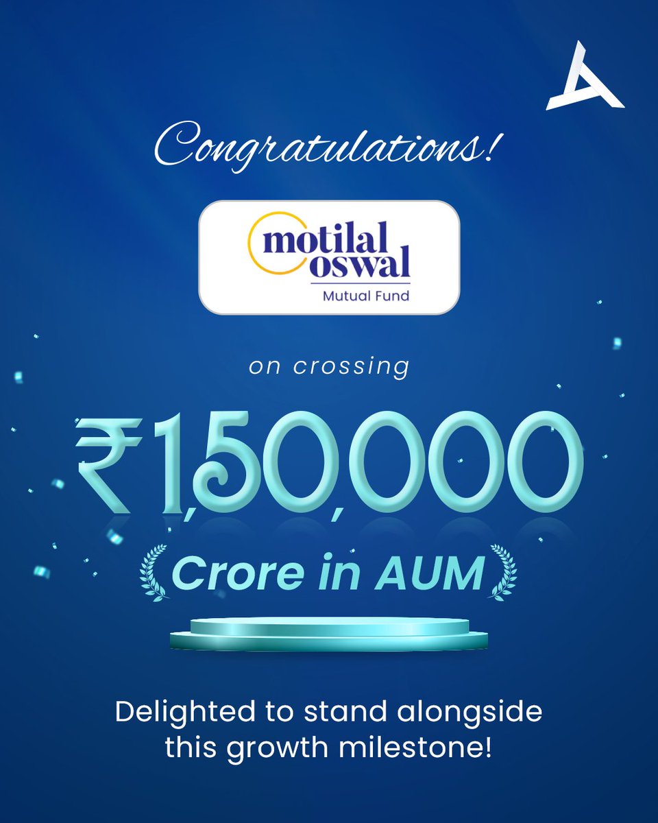Growth this impactful doesn’t just happen; it’s built.

Motilal Oswal Mutual Fund has reached a significant milestone: ₹1.5 lakh crore in Assets Under Management (AUM). Behind this achievement lies a strong vision and partnership. At KFintech, we’re proud to power the